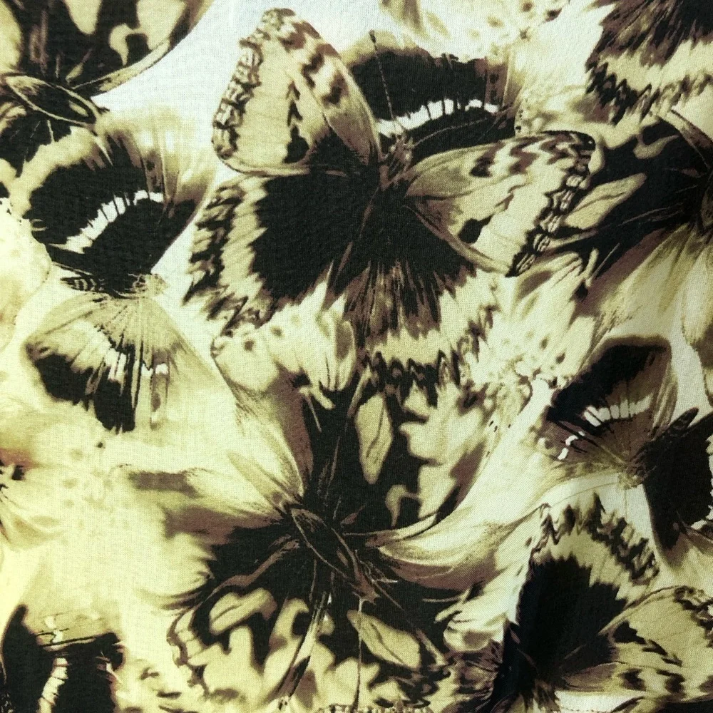 leifsdottir Anthropologie High Low Sleeveless Butterfly print fairy dress size 0
